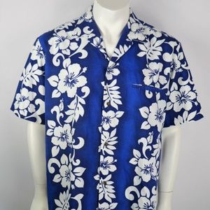 Royal Creations Mens Hawaiian Shirt Button Down XL